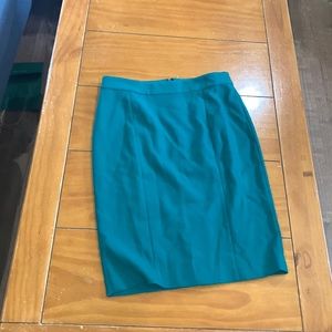 Ann Taylor Green Skirt (Size 6)